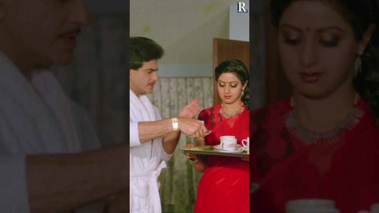 श्रीदेवी जी ने जितेंद्र जी को चाय पिलाके गुस्सा शांत किया | #jitendra #sridevi #himmataurmehanat