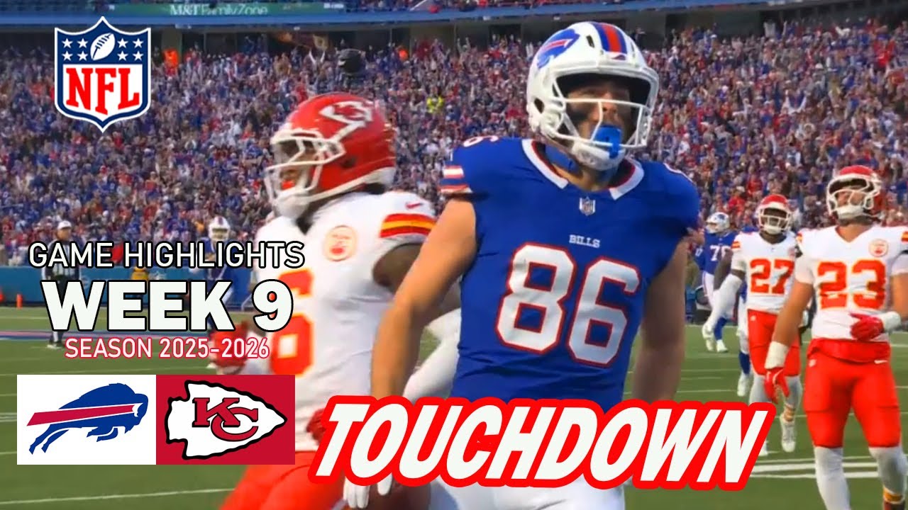 Epic Clash! Kansas City Chiefs vs Buffalo Bills | Week 9 NFL Highlights 2025 π