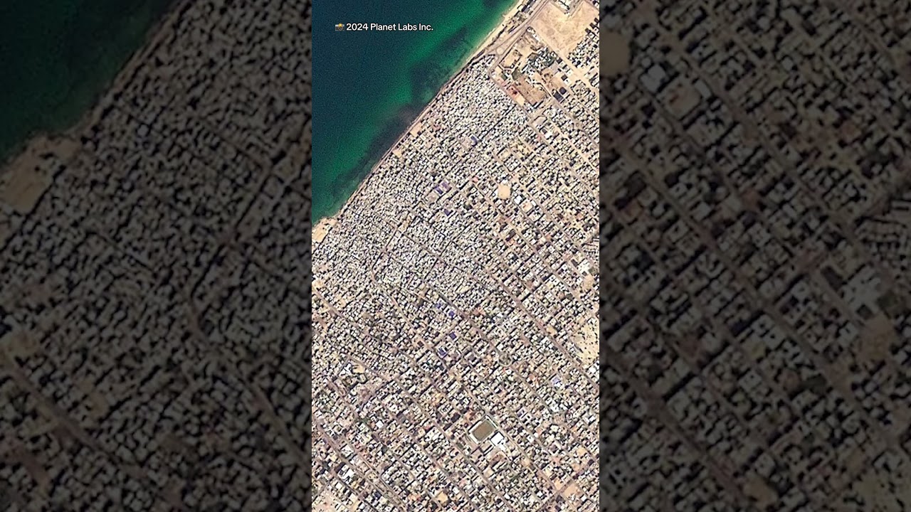 Gaza War: Satellite Images Before & After 📸