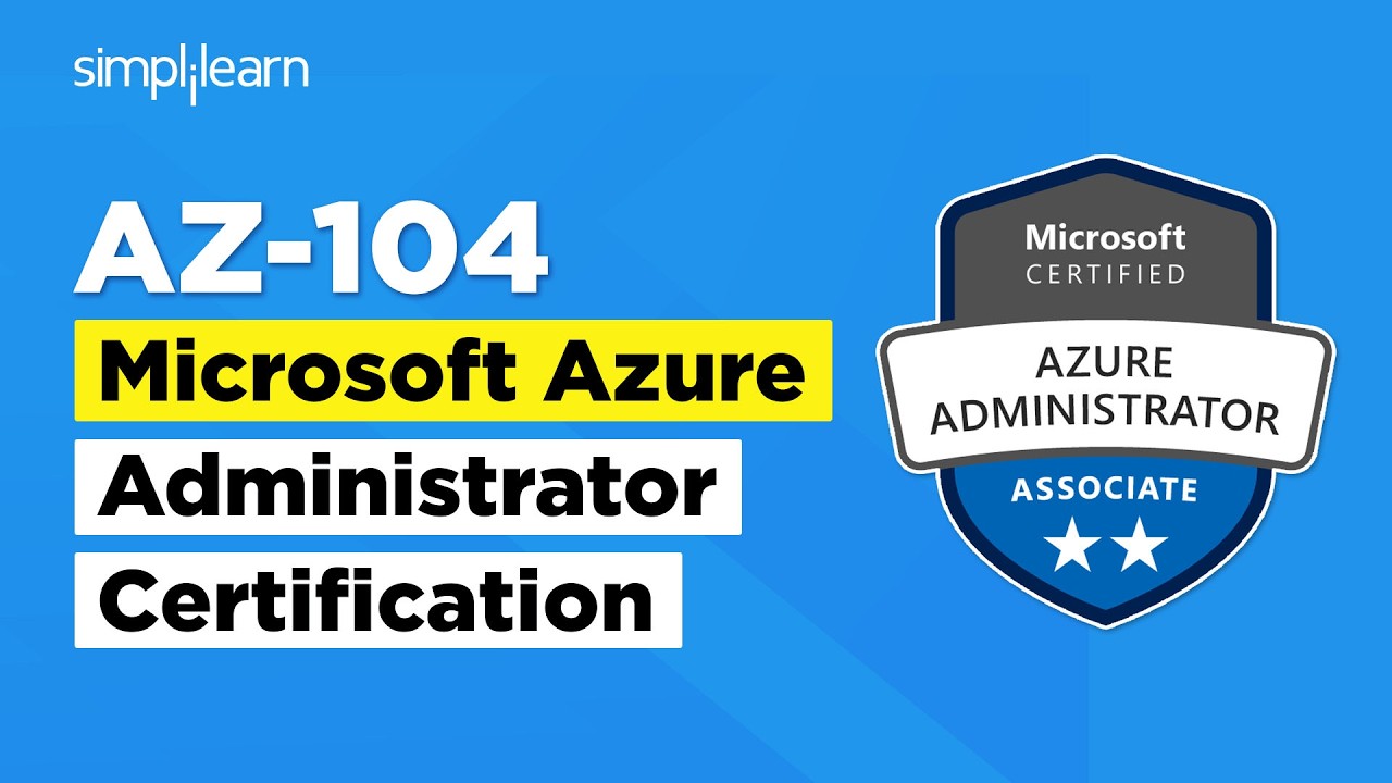 Azure AZ-104 Certification Crash Course | Essential Training for Cloud Administrators 🚀