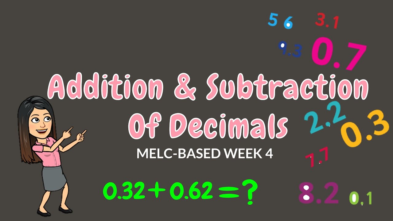 ADDITION & SUBTRACTION OF DECIMALS