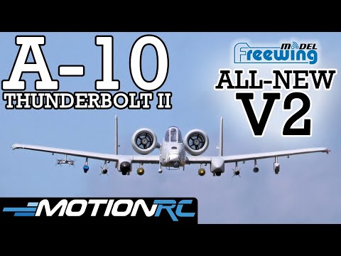 The All-New V2 Freewing A-10 Thunderbolt II 80mm EDF Jet has Landed! | Motion RC