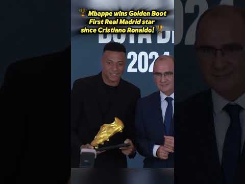 🏆🤍 Kylian Mbappé Wins 2024/25 European Golden Boot – First Real Madrid Star Since Cristiano Ronaldo🏆