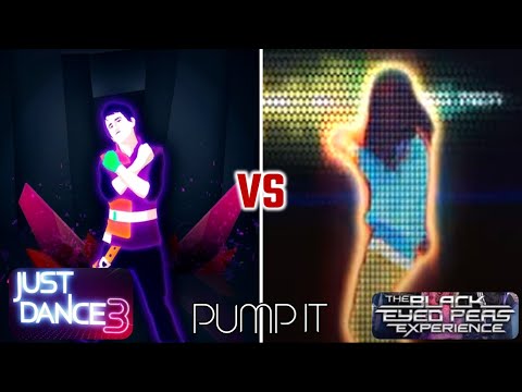 Pump It - Just Dance 3 VS The Black Eyed Peas Experience (Comparison)