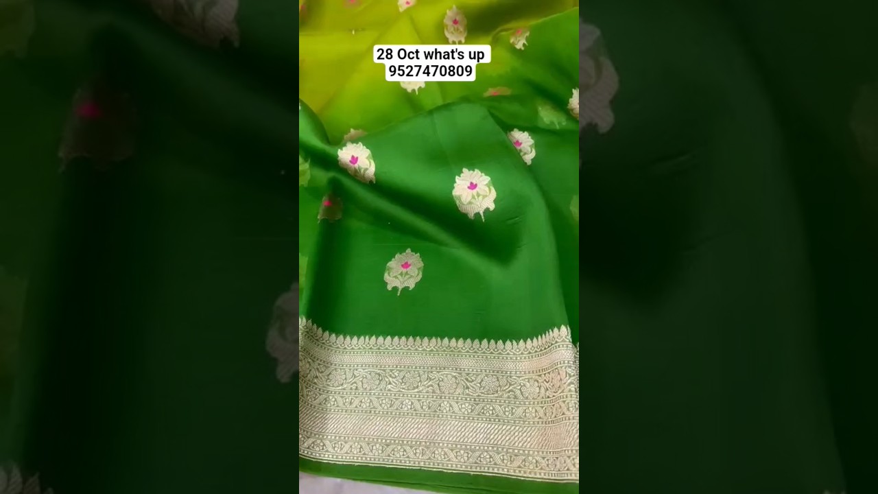 Elegant Gold-Accented Organza Saree with Sona Rupa Kadua Weaving ✨