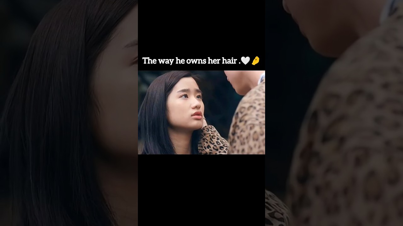 Heartwarming Moment: His Gentle Touch on Her Hair ❤️