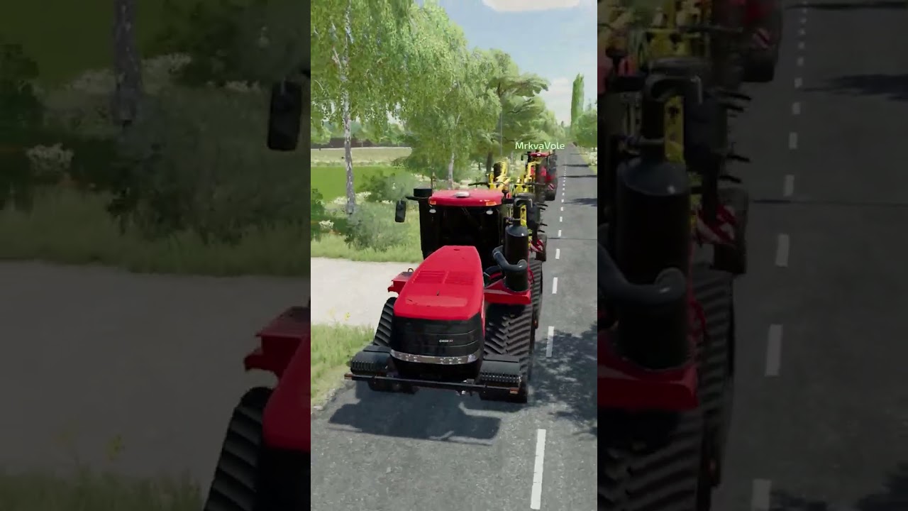 Farming Simulator 22 - 2x Case IH Quadtrac 620 on the road