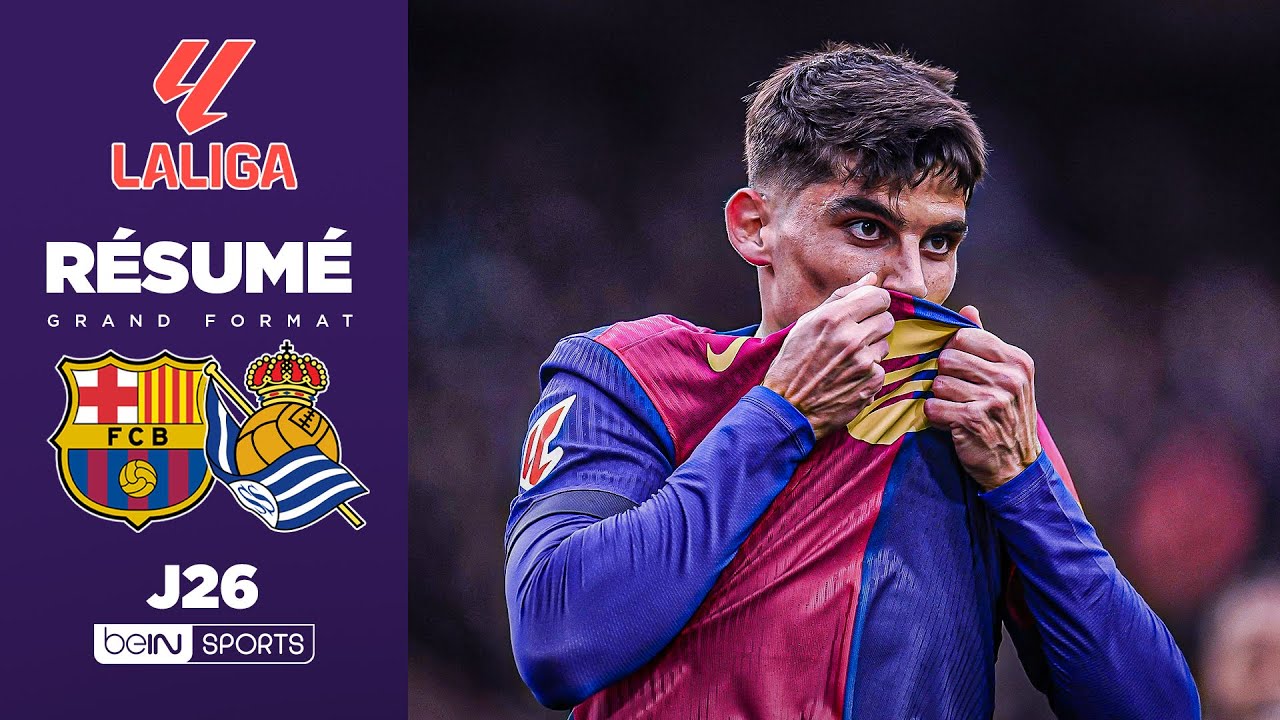 FC Barcelone Dominates Real Sociedad 4-0 et Prend la Tête de LaLiga ⚽