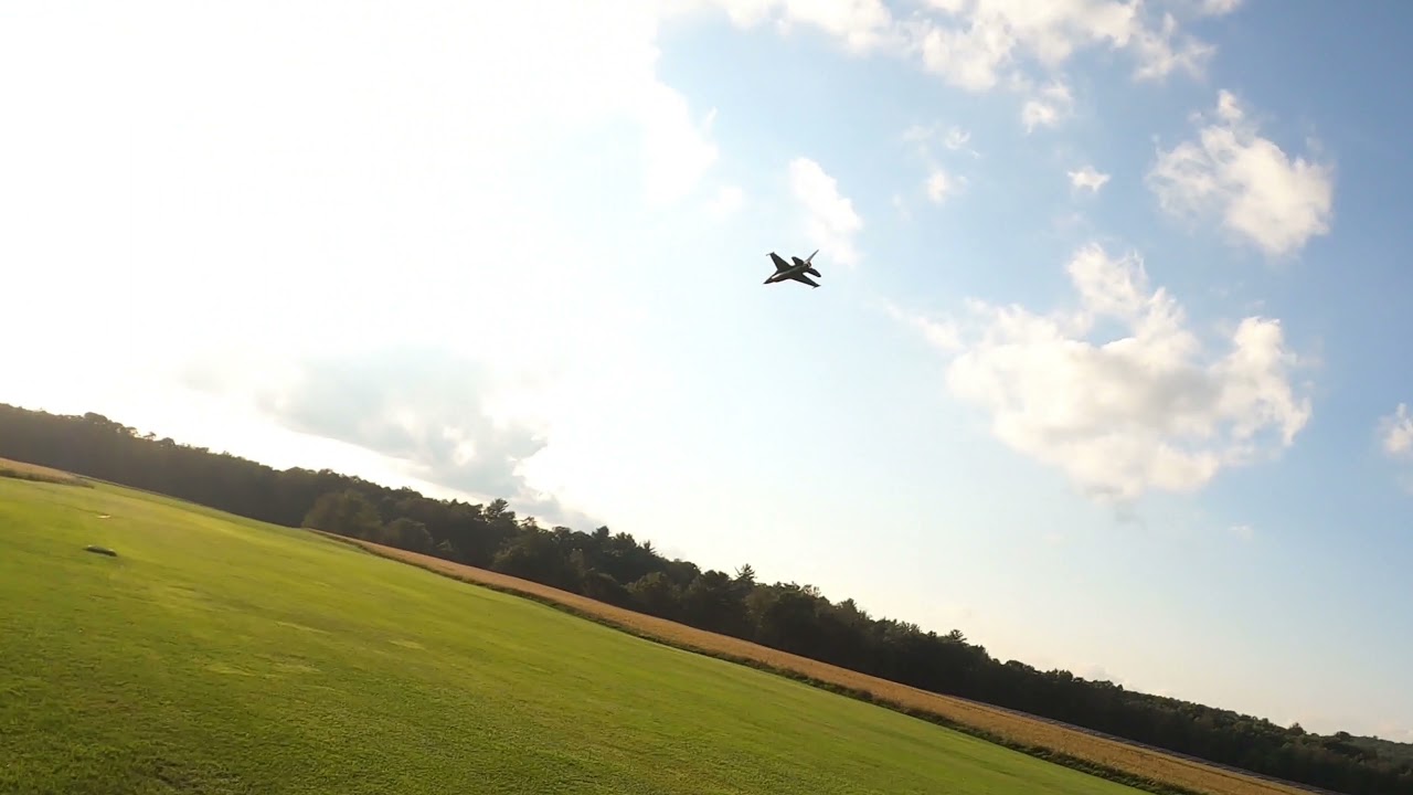 Epic Maiden & Crash of 4K Eflite F-16 Falcon 80mm EDF ✈️
