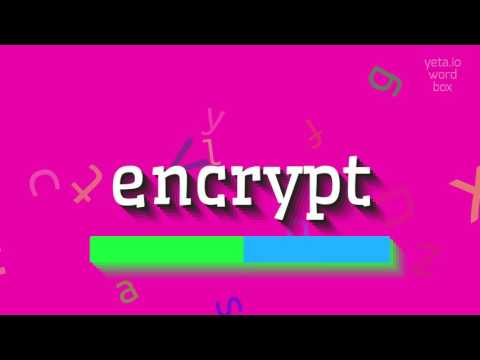 ENCRYPT - HOW TO PRONOUNCE IT?