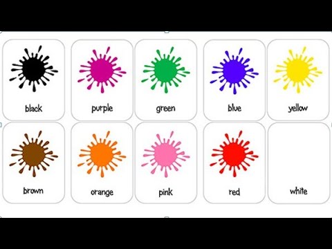 ИЗУЧАЕМ ЦВЕТА НА АНГЛИЙСКОМ ЯЗЫКЕ. COLOURS IN ENGLISH
