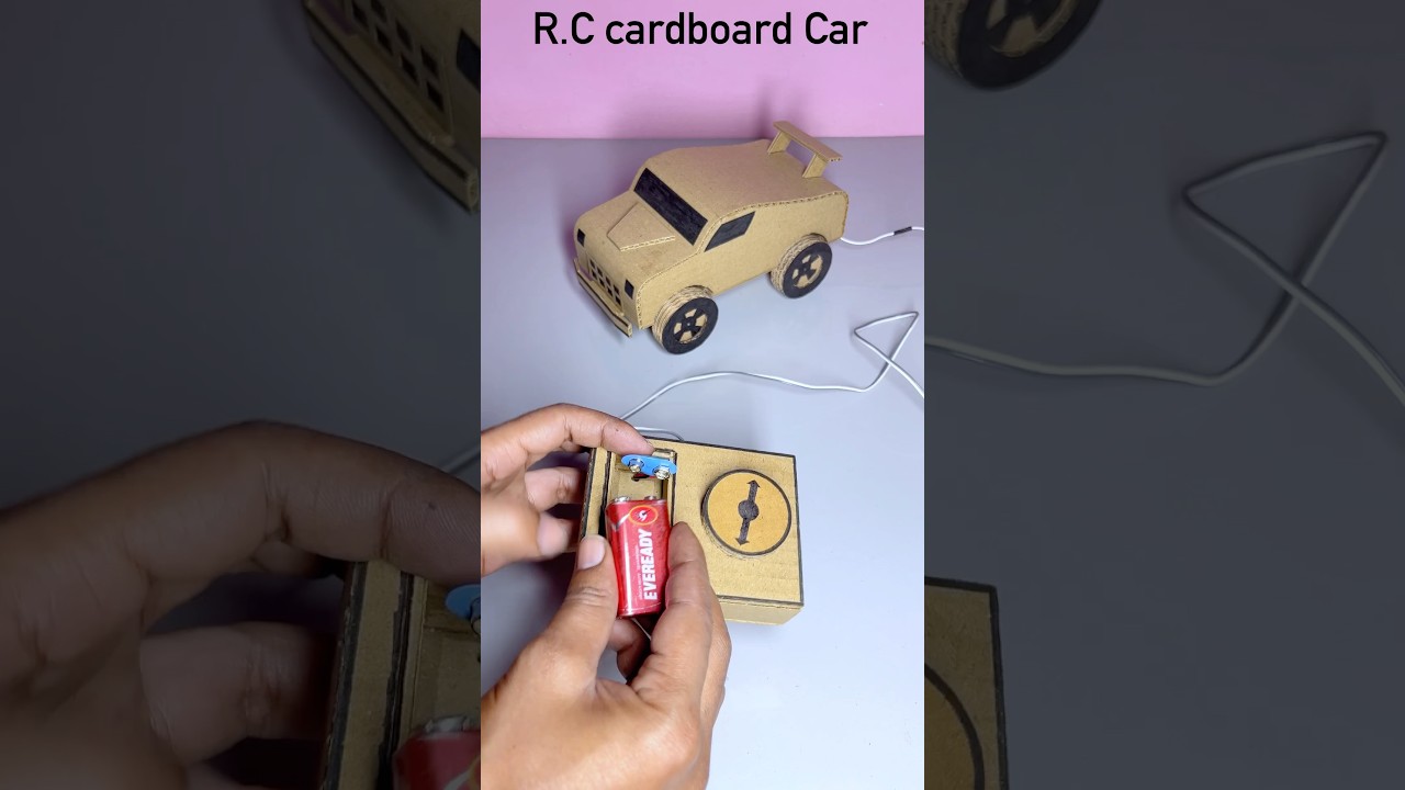 Build Your Own R.C Cardboard Car | Easy DIY Tutorial 🚗