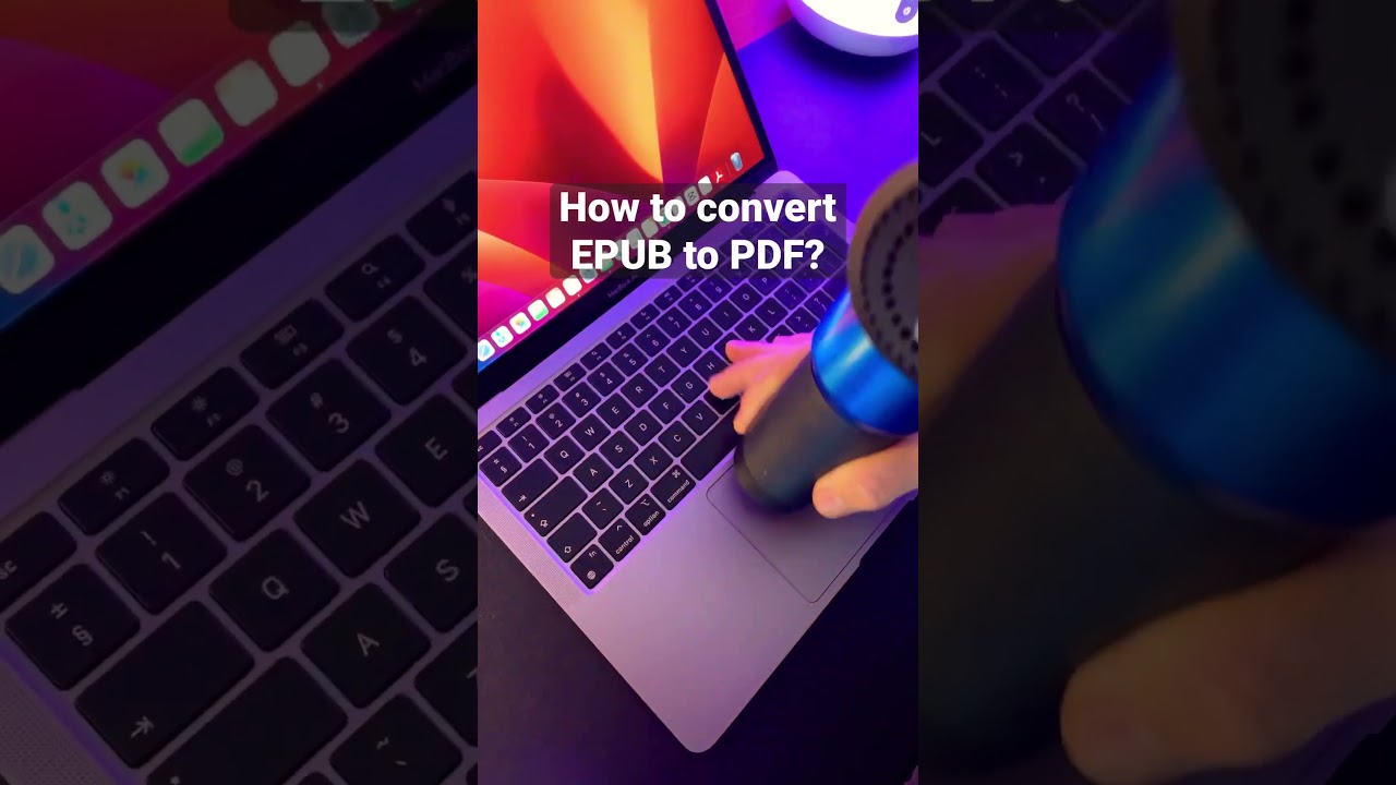 Easily Convert EPUB Files to PDF Online π
