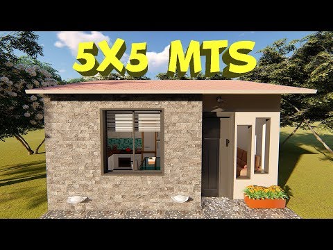 Plano de Casa 5x5m / House 5x5
