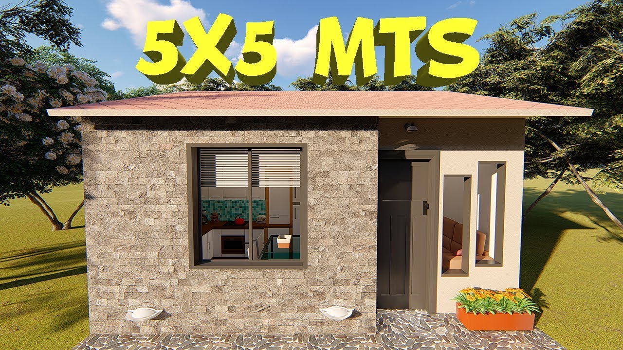 Plano de Casa 5x5m / House 5x5