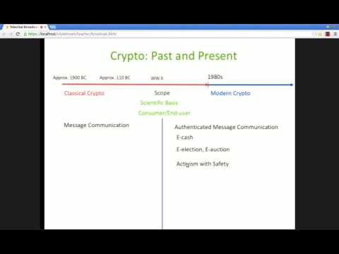 The Joy of Cryptography | Arpita Patra| CSAUSS17