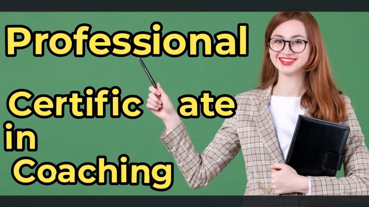 Free Professional Coaching Certificate Course 🎓