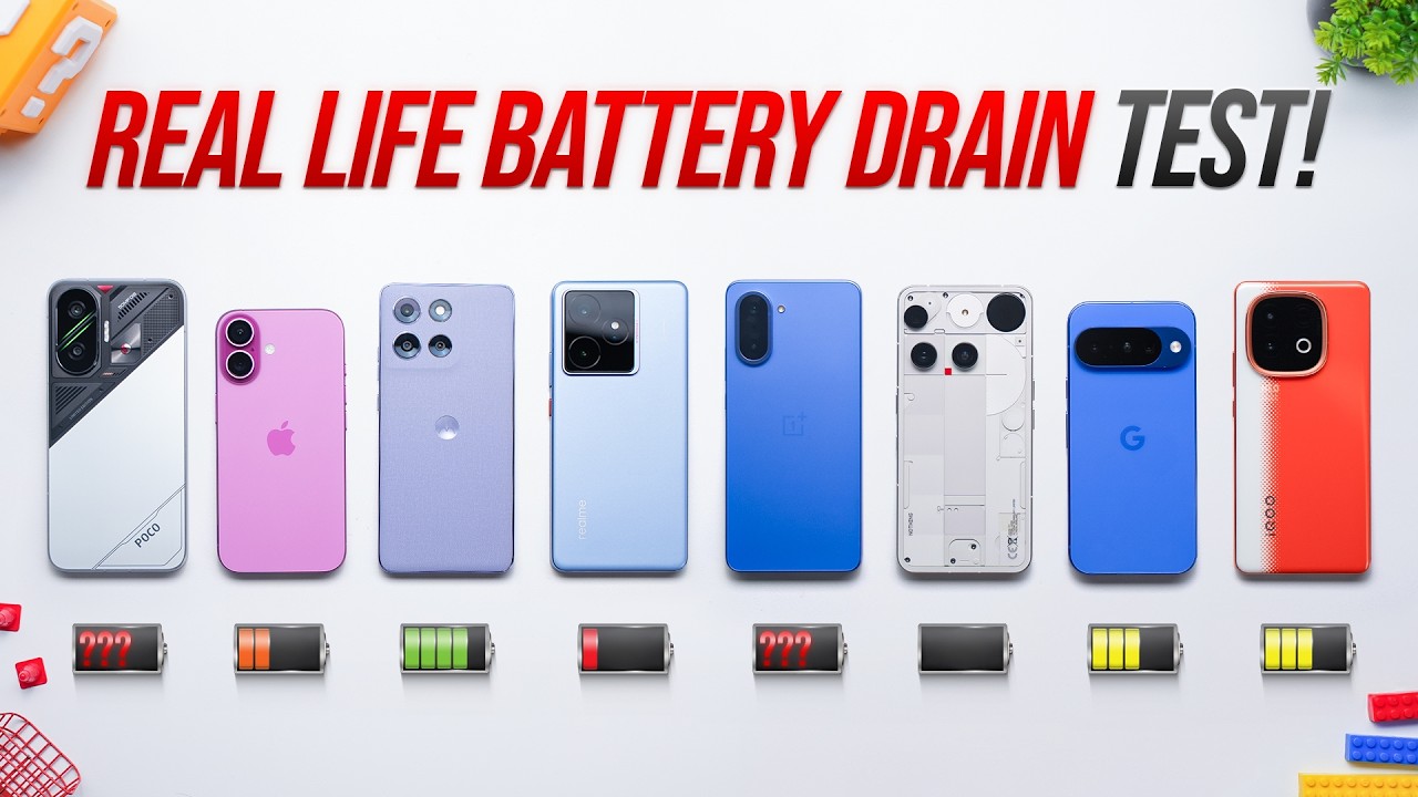 The Ultimate Battery Drain Test 2025! 🪫