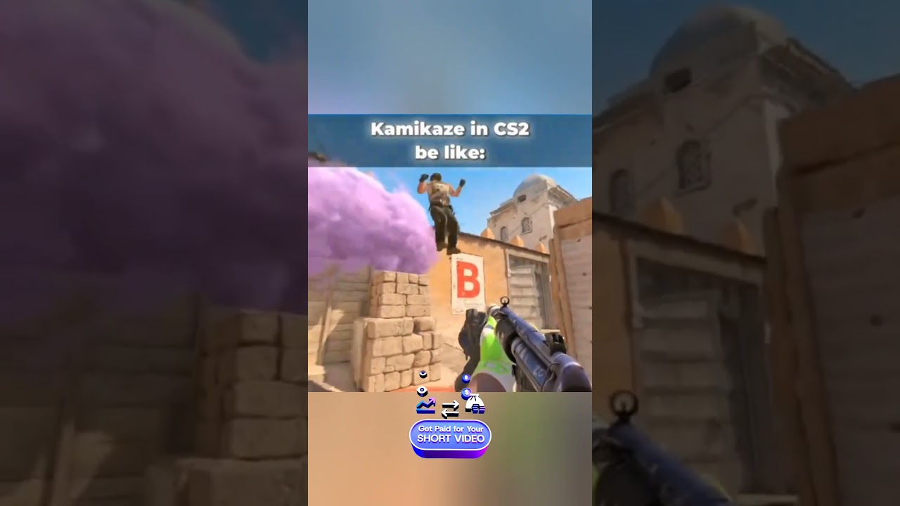 kamikaze in cs2 #memes #cs2 #gaming #funny