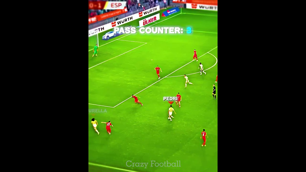 Spain's Epic Teamwork Buildup Goal🔥