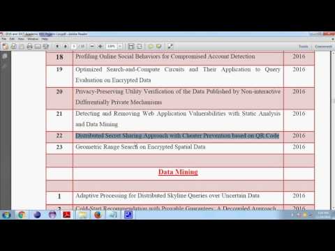 2016 Top IEEE Network Security Projects for 2016 & 2017 📡