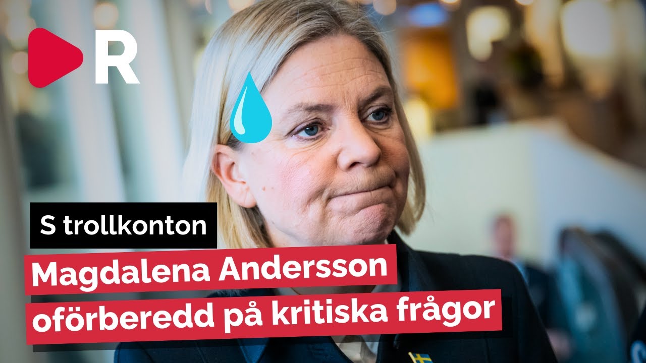 Riks kritiserar Andersson om S:s trollfabrik đš