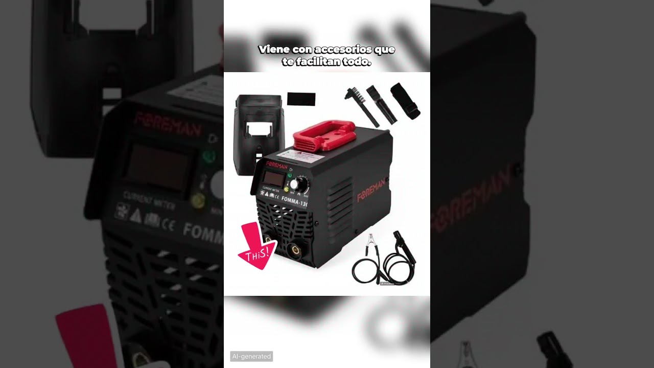 Soldadora Inverter Foreman MMA 130A 110V 🔧