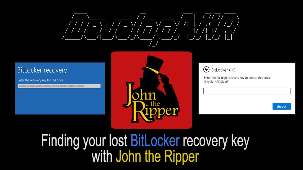 Recovering Your Lost BitLocker Key Using John the Ripper