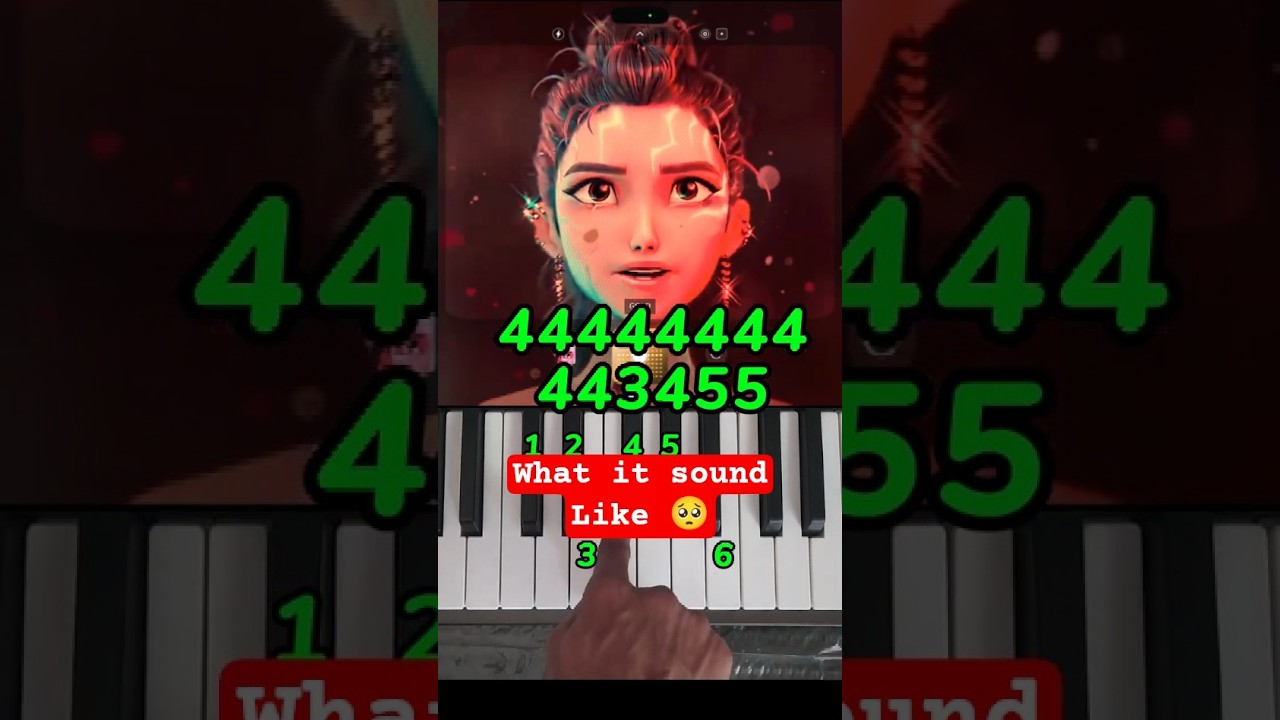 Easy Piano Tutorial for 'What It Sounds Like' 🎹