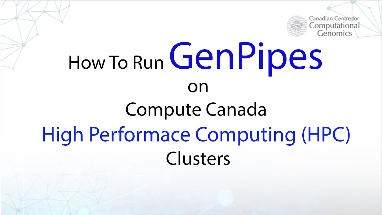 Running C3G GenPipes on Compute Canada HPC π₯οΈ