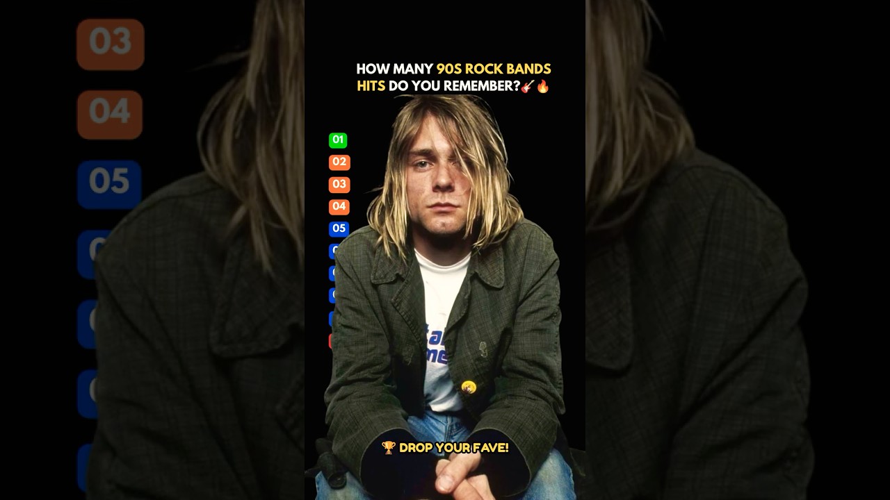 ๐ ๐ธ How Many 90s Rock Hits Do You Remember? ๐ค Ultimate Nostalgia