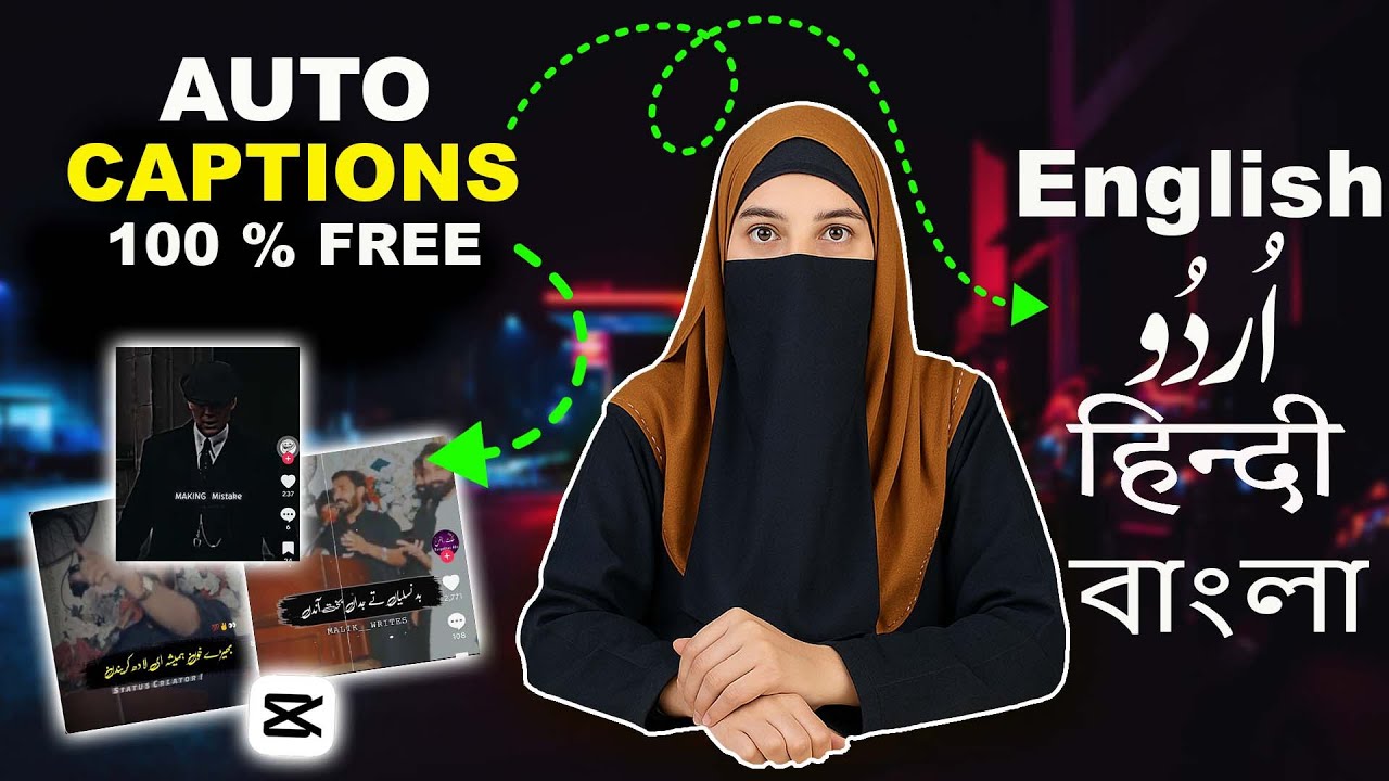 Top Hindi & Urdu Auto Caption Generator 2025 🔥