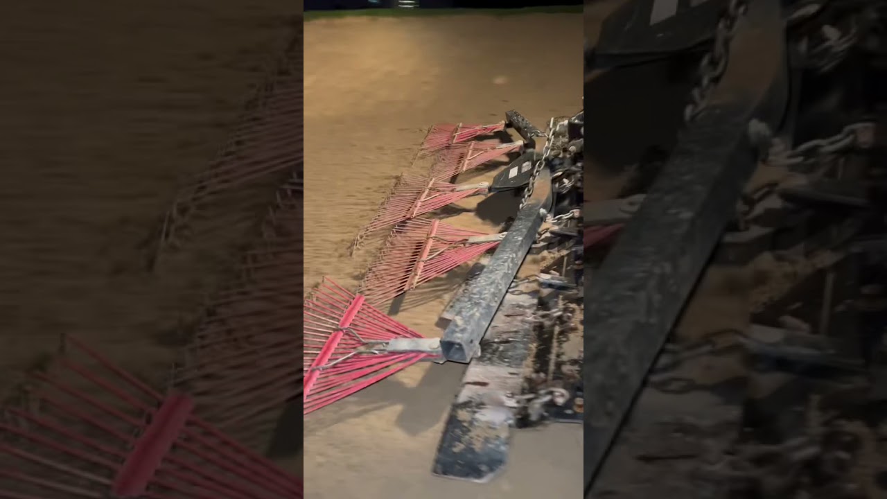 Raking Sand with Toro Golf Machinery 🏌️‍♂️