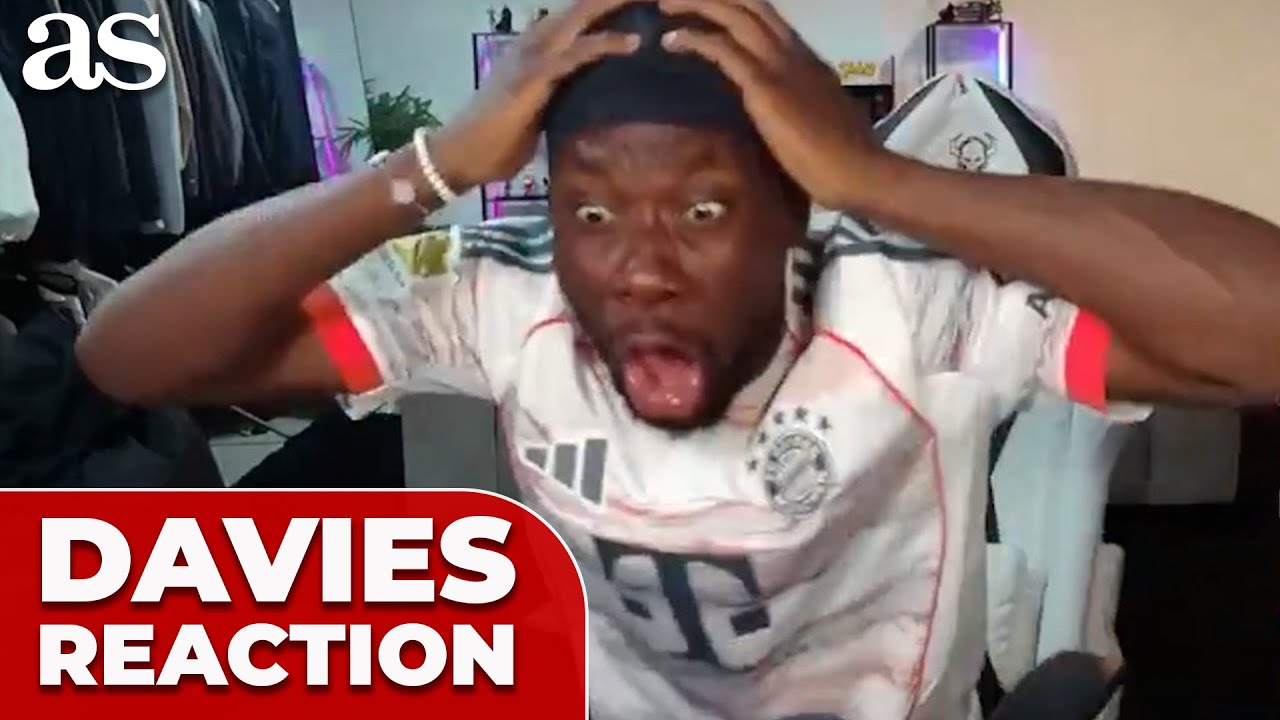 Davies Stunned Live by Musiala's Injury 😢