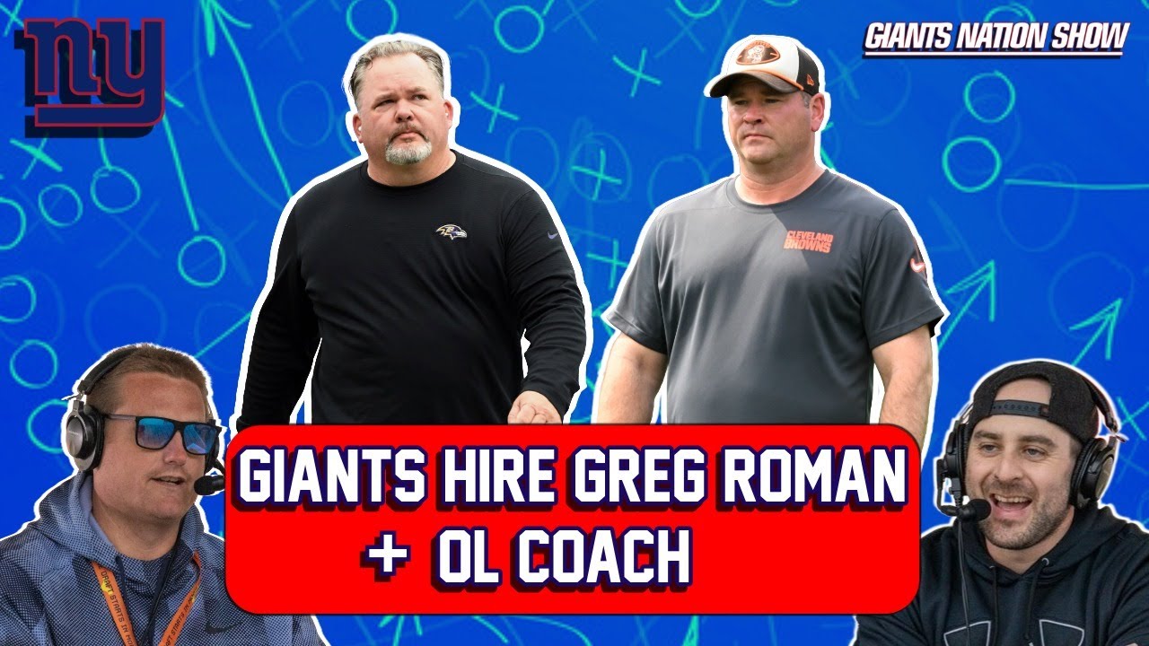 Giants Add Greg Roman & OL Coach Mike Bloomgren π
