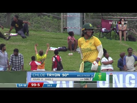 Chloe Tryon 57 runs vs India Women| Final - South Africa Women vs India Women