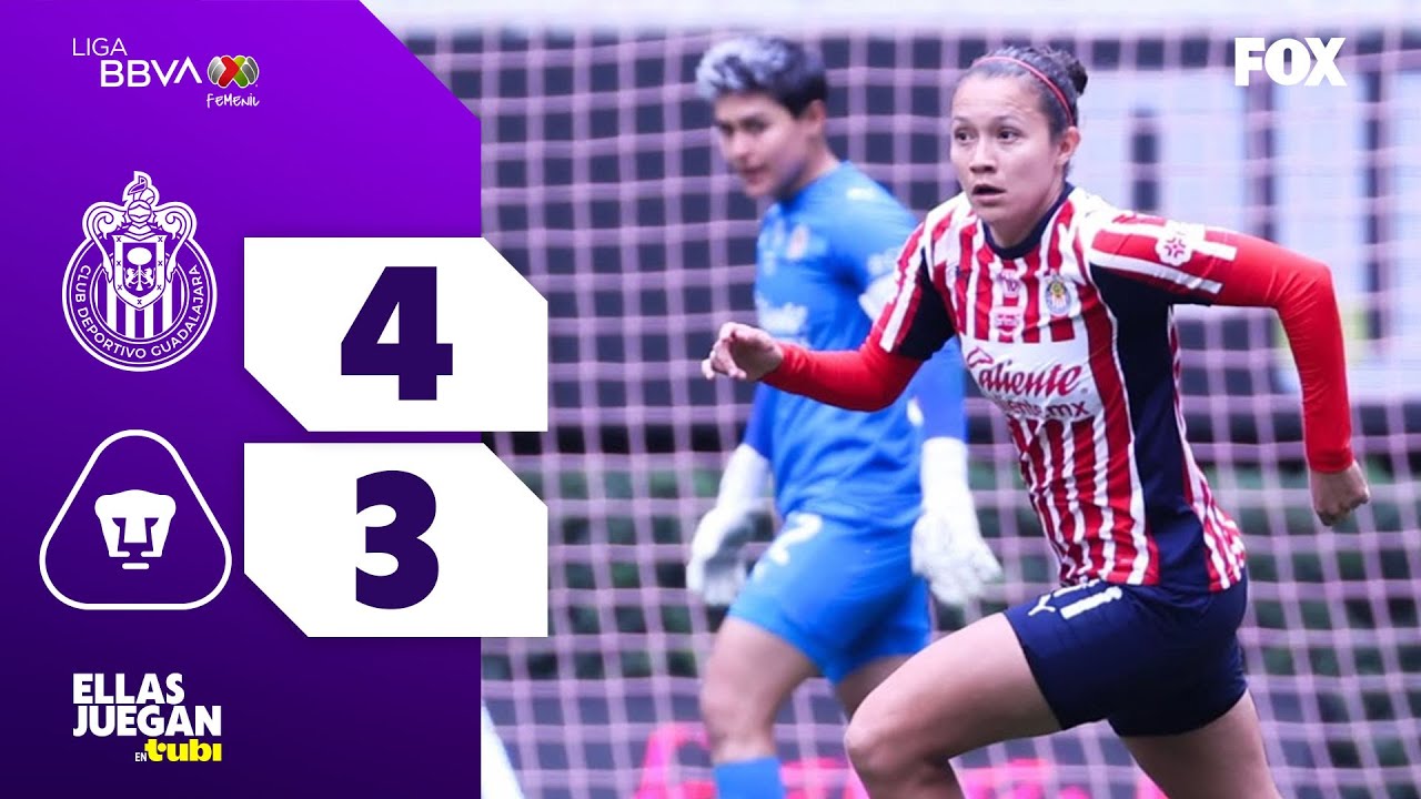 Resumen del emocionante Chivas 4-3 Pumas en la Jornada 14 de la Liga MX Femenil ⚽