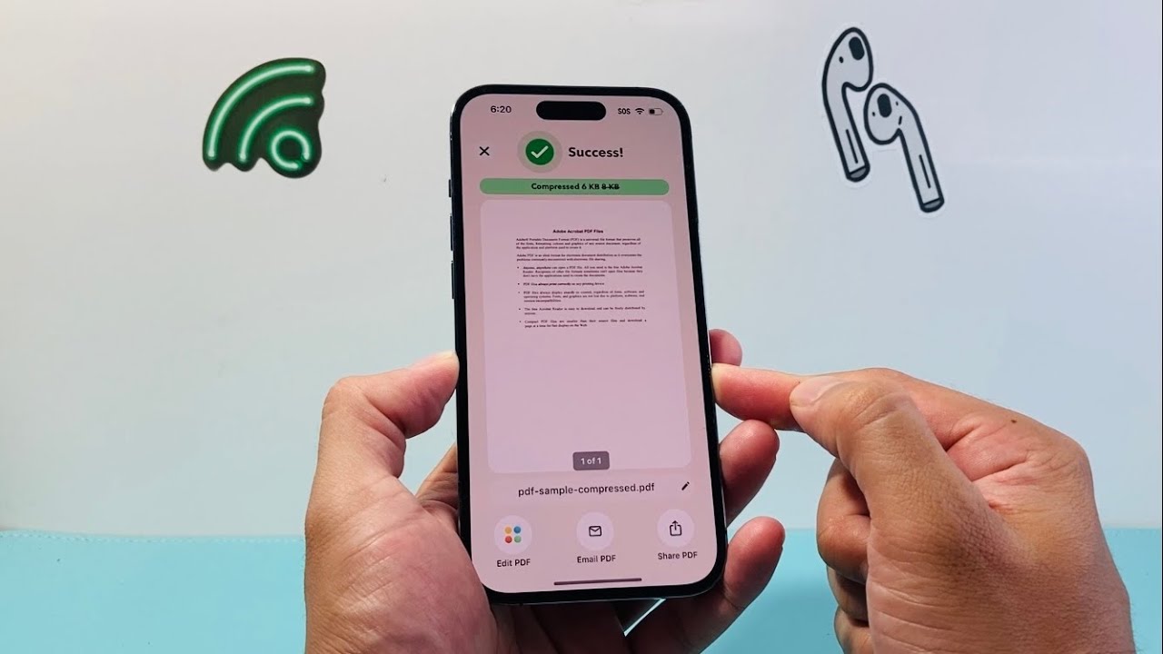 Easily Compress PDF Files on iPhone & iPad 📱