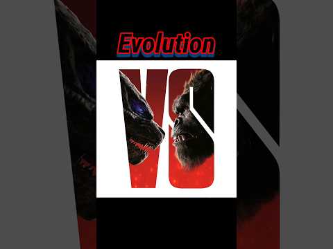 Evolution of Godzilla and Kong #kingkong #godzilla #evolution