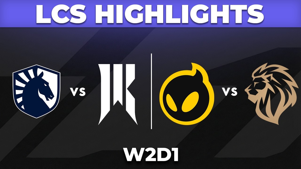 LCS Highlights Week 2 Day 1 | LCS 2026 Spring 🎮