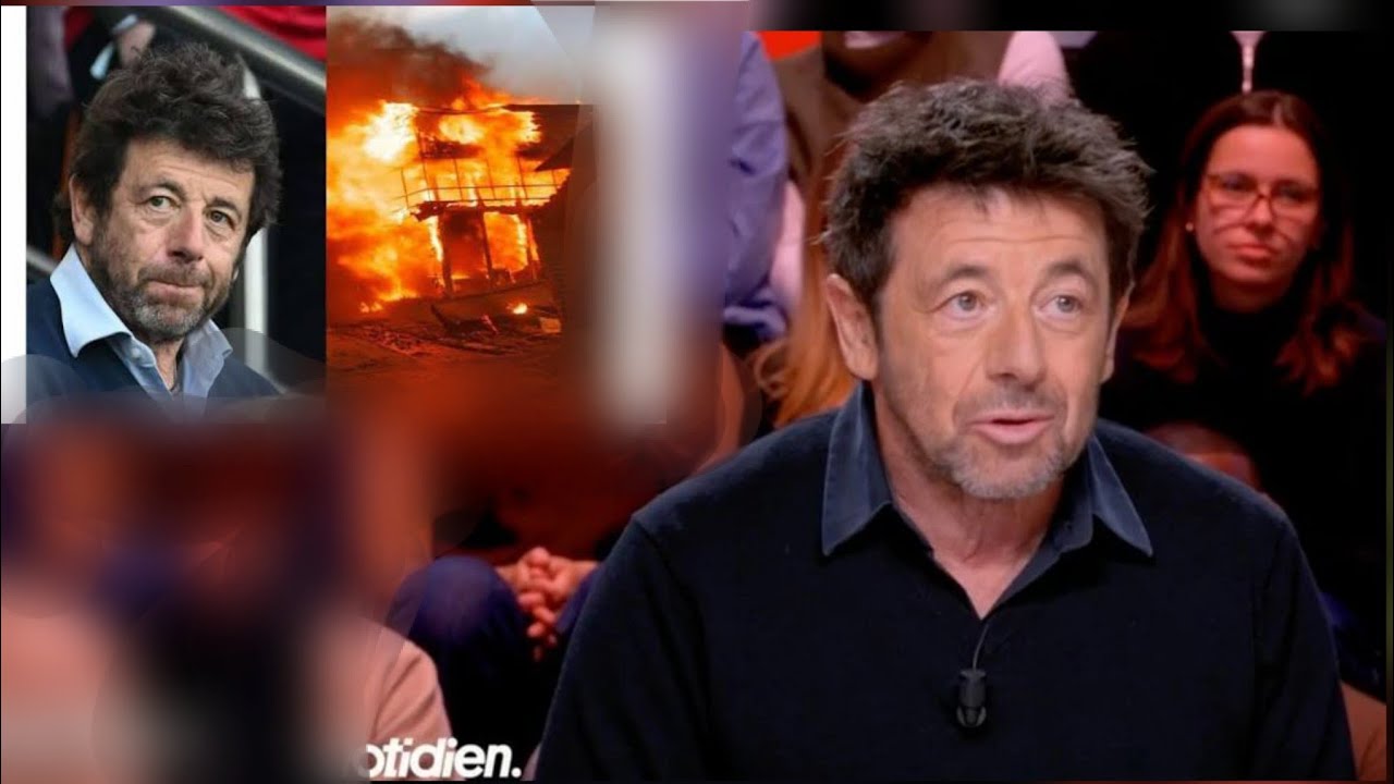 Patrick Bruel se confie après l’incendie de sa maison 🏚️