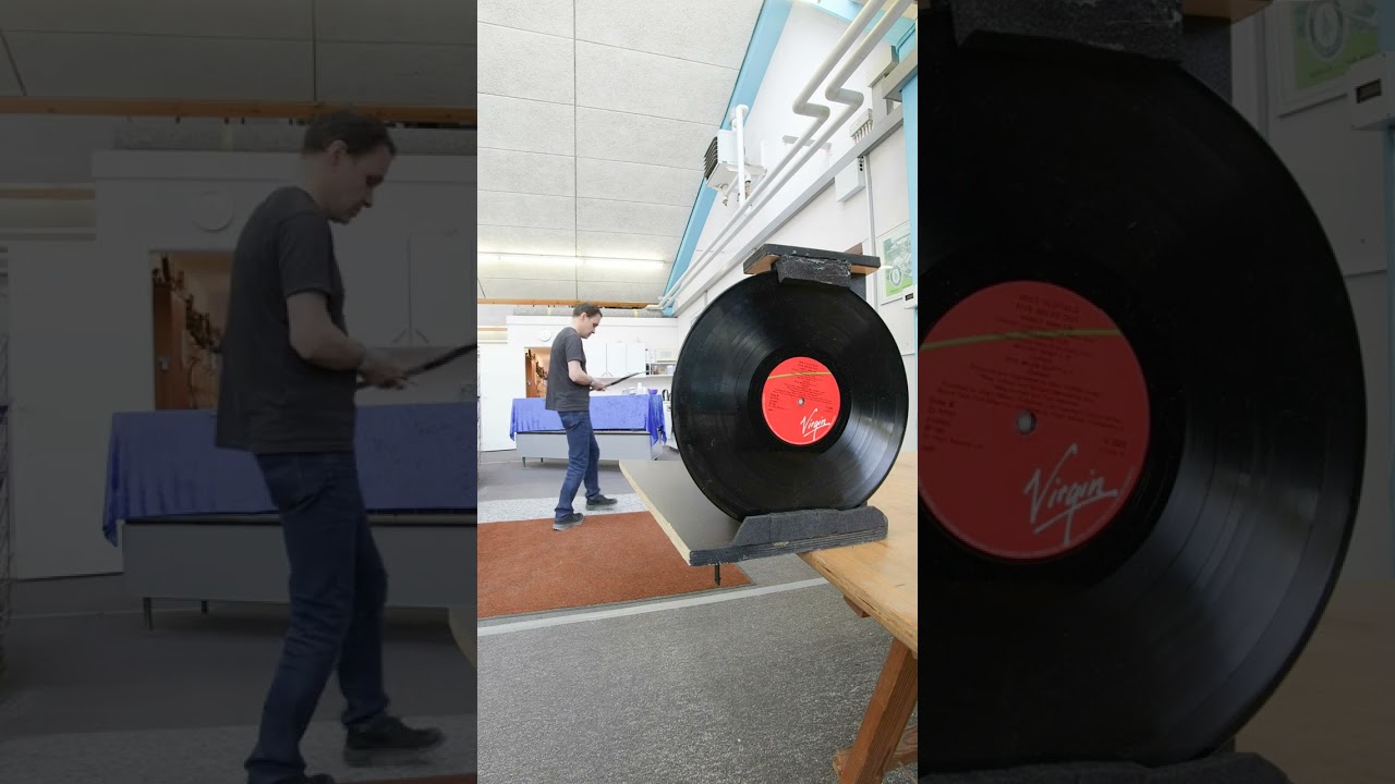 Shooting an Arrow Through an LP Record 🎯