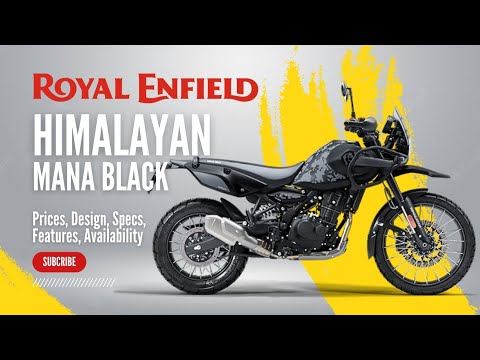 2026 Royal Enfield Himalayan Mana Black Edition 🚵‍♂️