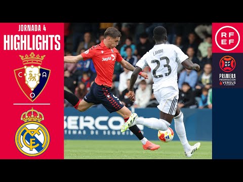 Resumen #PrimeraFederación | CA Osasuna "B" 1-0 Real Madrid Castilla | Jornada 4 | Temporada 2025/26