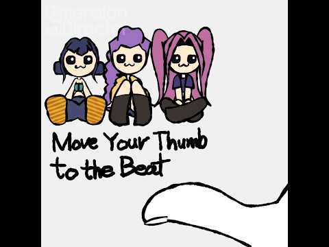 THUMB DANCE CHALLENGE👍- Manager | KPop Demon Hunters | DIMENSION DIRECTOR ANIMATION