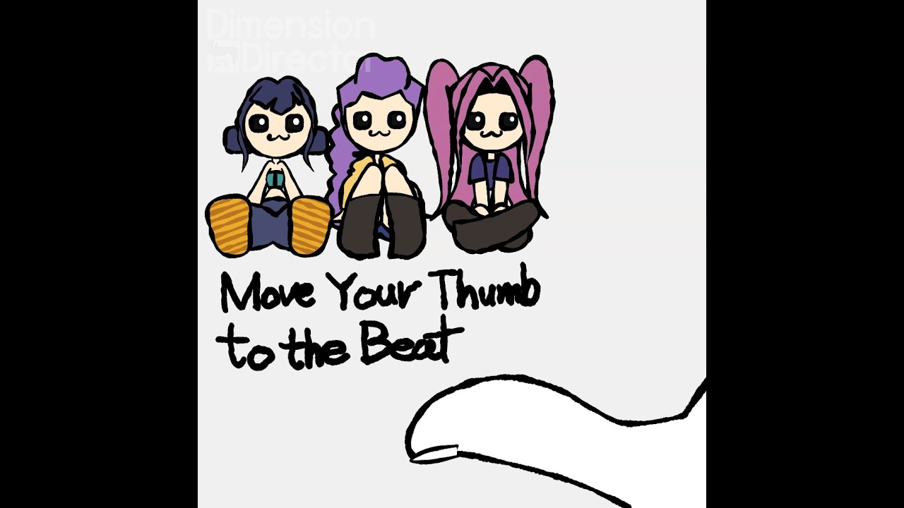 Thumb Dance Challenge | KPop Demon Hunters | Dimension Director Animation