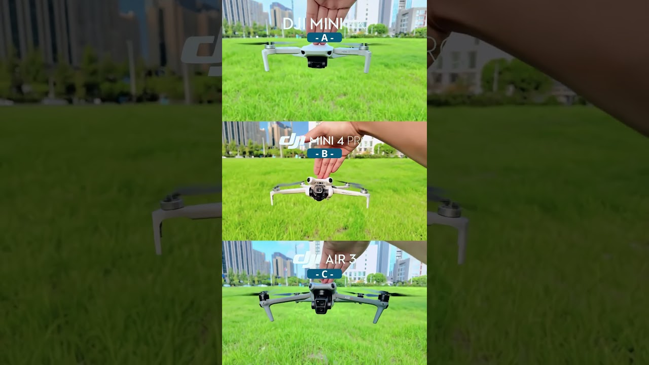 DJI Mini 4K, Mini 4 Pro & Air 3 Comparison
