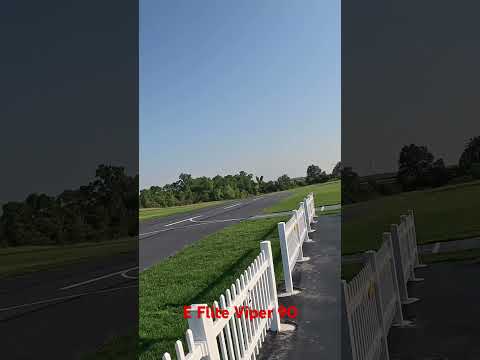 E Flite Viper 90 Maiden TO & L #gopro