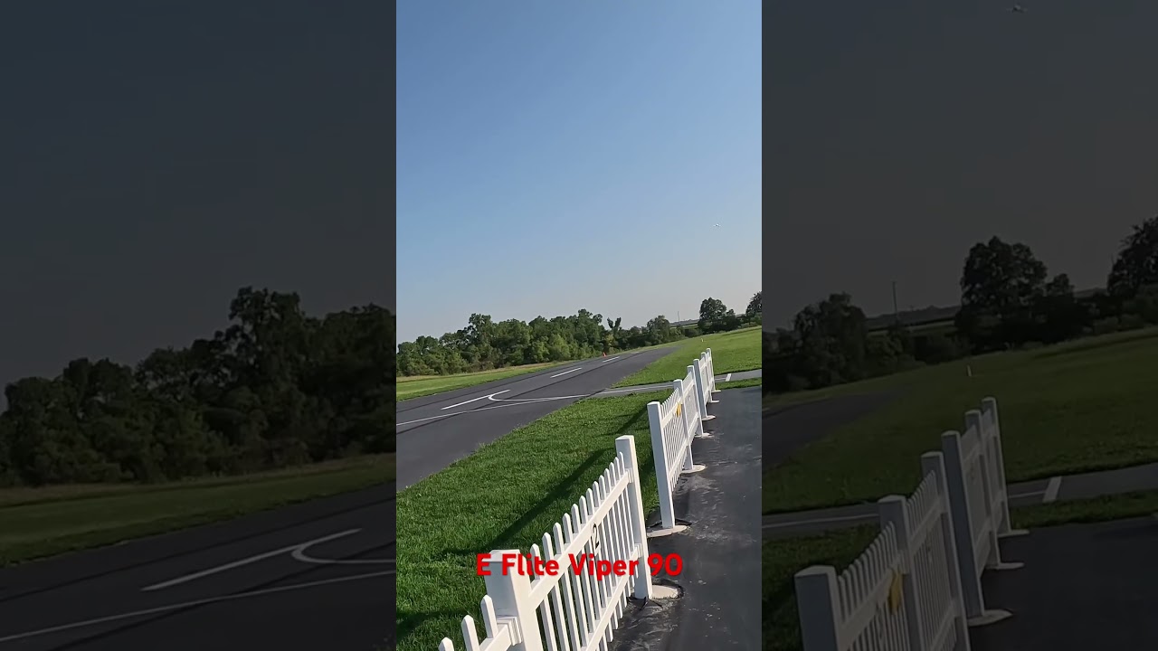 E-Flite Viper 90 Maiden Flight | Takeoff & Landing with GoPro Footage π