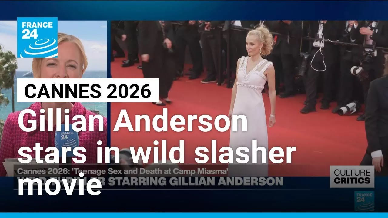 Cannes: Gillian Anderson nearly fainted watching herself in 'Teenage Sex and Death at Camp Miasma'